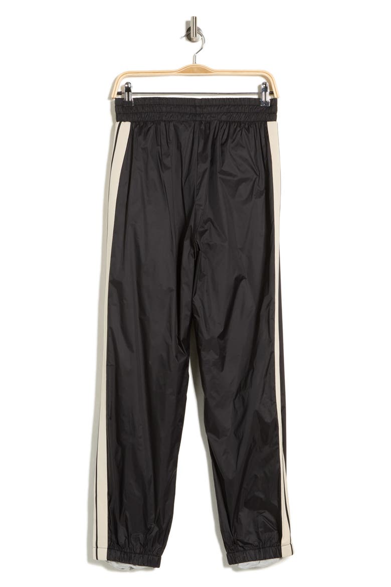 Nylon Track Pants, Alternate, color, BLACK