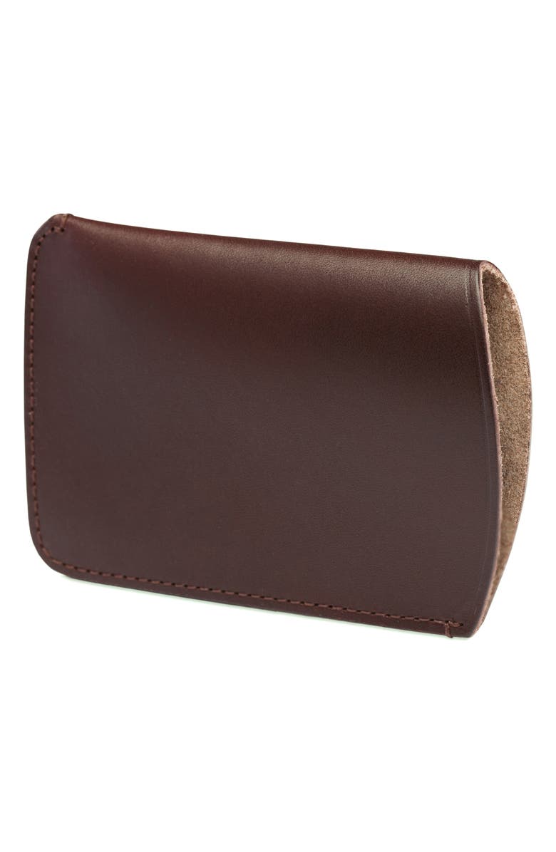 Bosca Italo Envelope Leather Card Case, Alternate, color, 