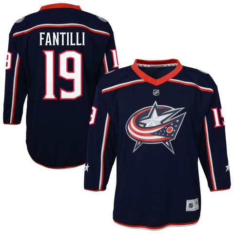 Youth Outerstuff Adam Fantilli Blue Columbus Blue Jackets Alternate Replica Player Jersey