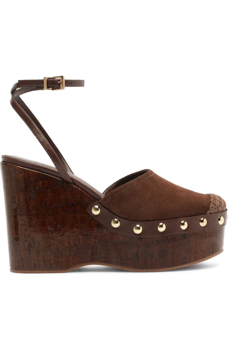 Schutz Kayana Platform Wedge Clog, Alternate, color, Root Brown