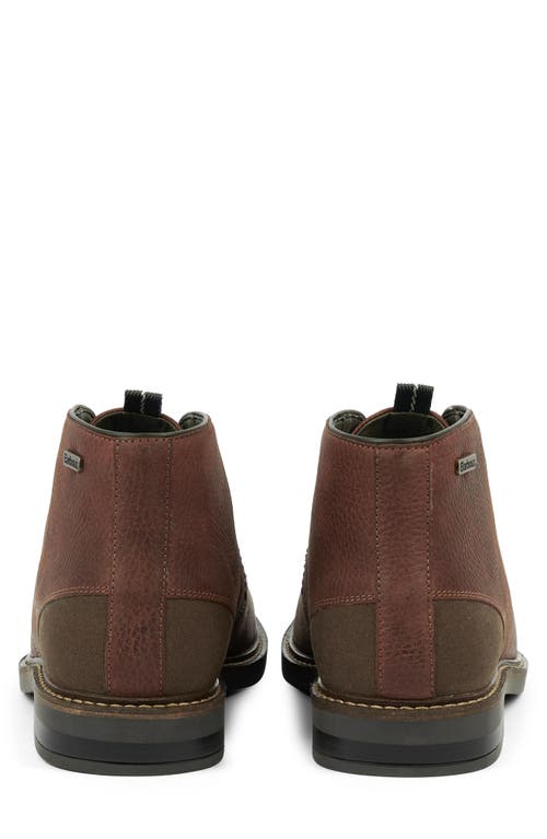 Barbour Readhead Leather Chukka Boots In Brown