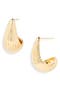Textured Teardrop Stud Earrings