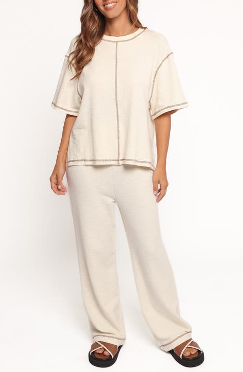 Angler Short Sleeve Sweatshirt & Pants Set