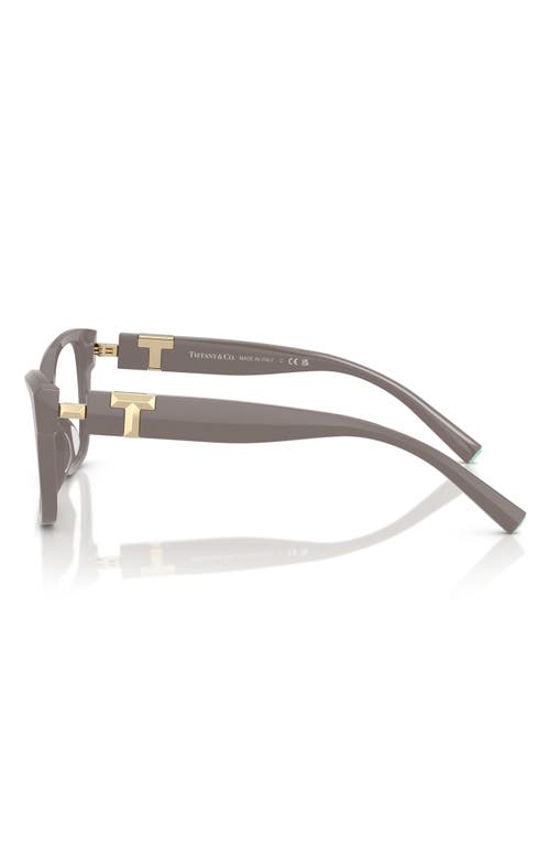 Tiffany & Co . 54mm Butterfly Optical Glasses In Chocolate Truffle/demo Lens