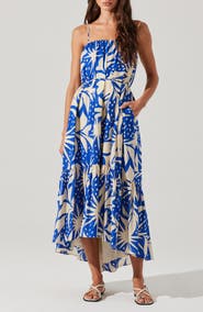 ASTR the Label Sarina Floral High-Low Dress