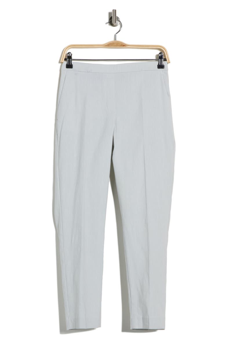 Treeca Linen Blend Crop Pull-On Pants, Alternate, color, LUNAR ROCK