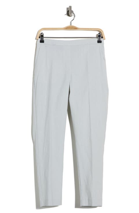 Treeca Linen Blend Crop Pull-On Pants
