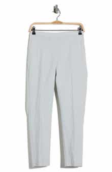 Theory Treeca Linen Blend Crop Pull-On Pants