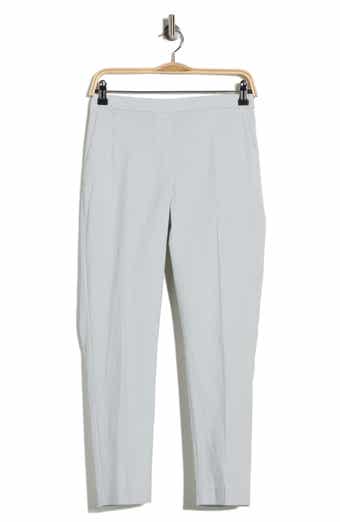Theory Treeca Linen Blend Crop Pull-On Pants