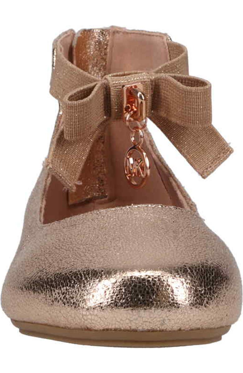 MICHAEL Michael Kors Kenyah Kay Metallic Ballet Flat, Alternate, color,