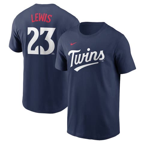 Men's Nike Royce Lewis Navy Minnesota Twins Fuse Name & Number T-Shirt