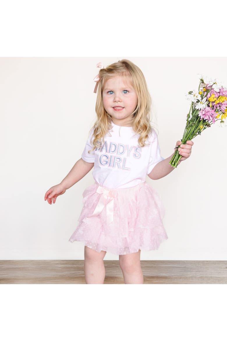 Daddy's Girl Patch Short Sleeve T-Shirt, Alternate, color, White