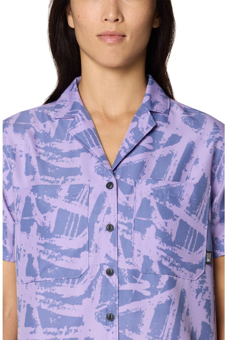 Sun Drift Cooling UPF 50+ Short Sleeve Shirt, Alternate, color, BEST COAST BLUE BRUSHSTROKES