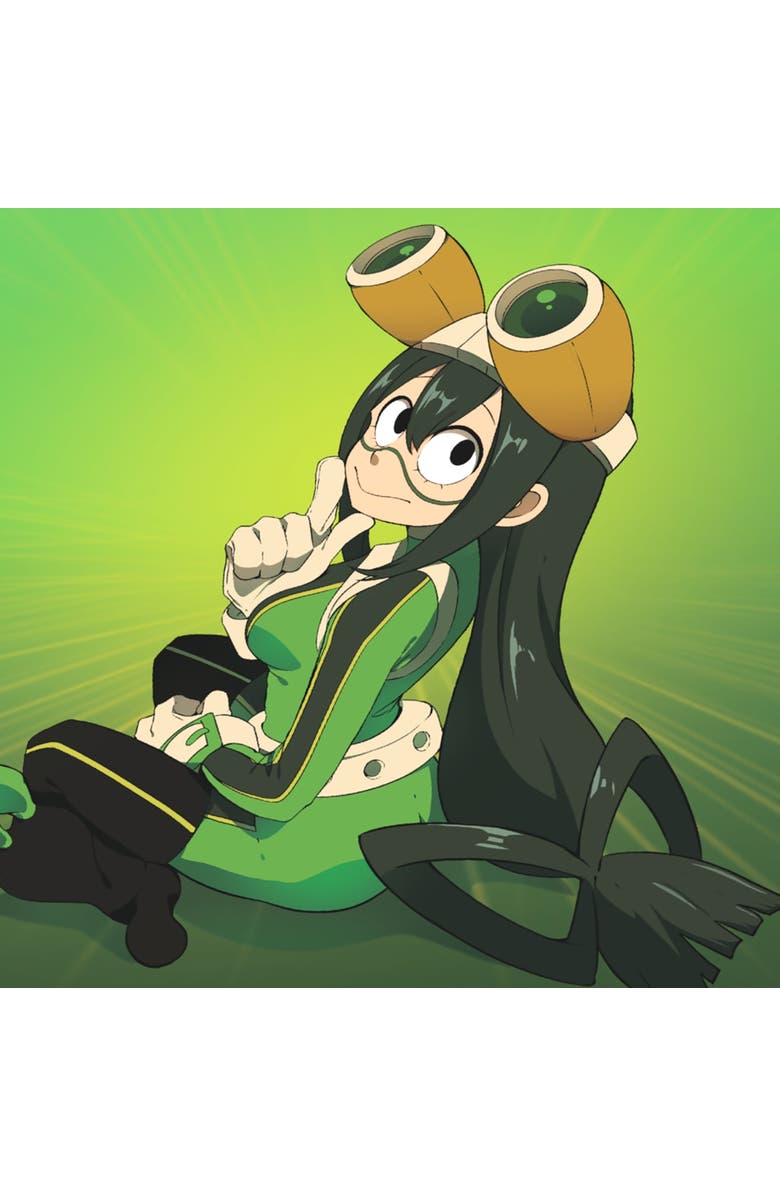 UniVersus My Hero Academia, Girl Power Tsuyu Asui Playmat 24 X 14 Inches, Alternate, color, Multicolored
