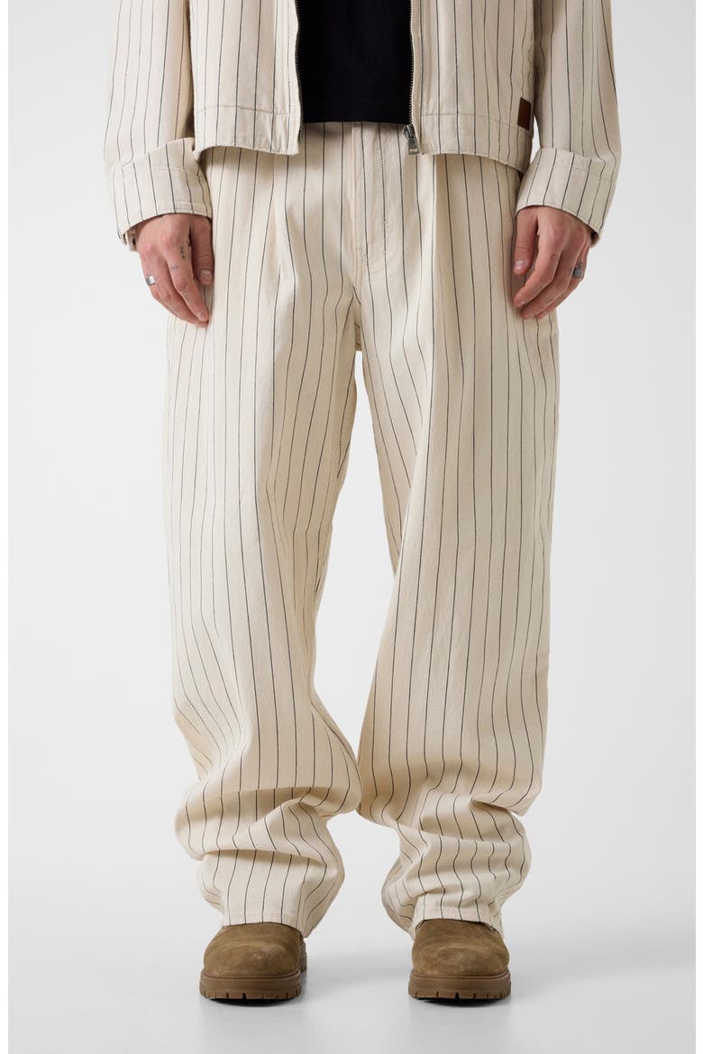 G20 Super Baggy Pleat Pants, Main, color, NATURAL