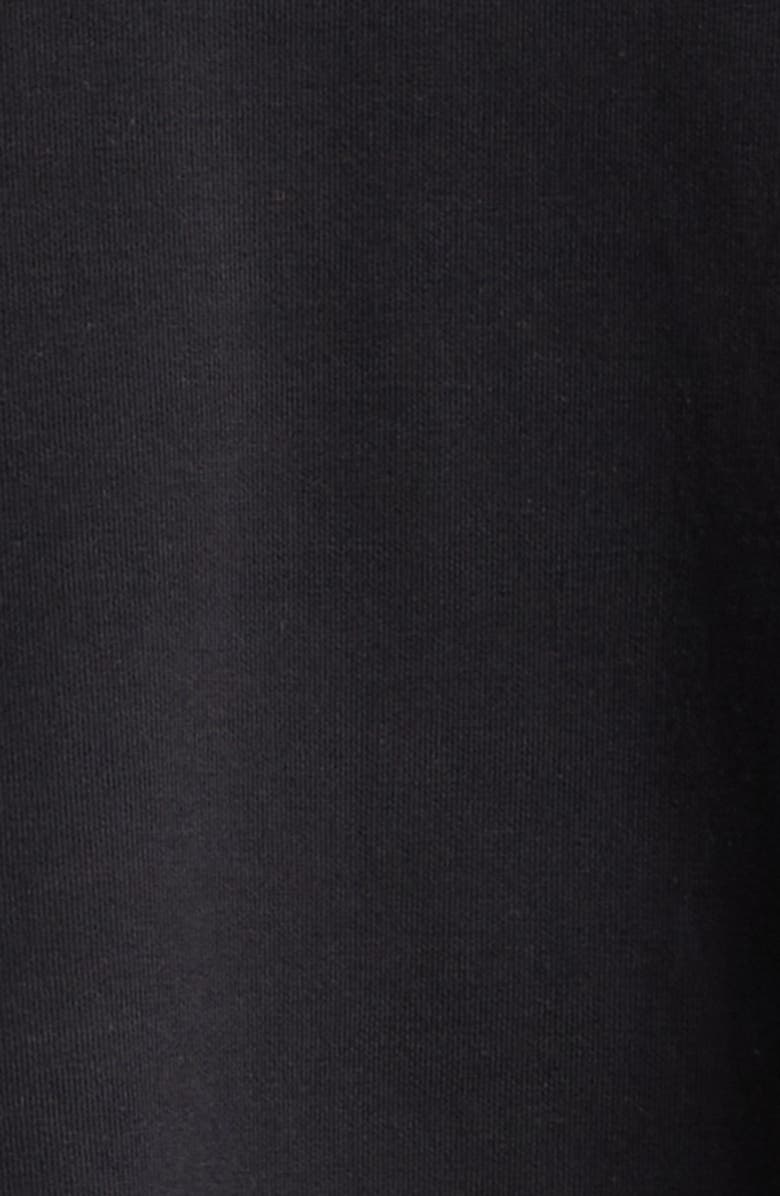 Giorgio Armani Jersey Bomber Jacket, Alternate, color, Solid Black