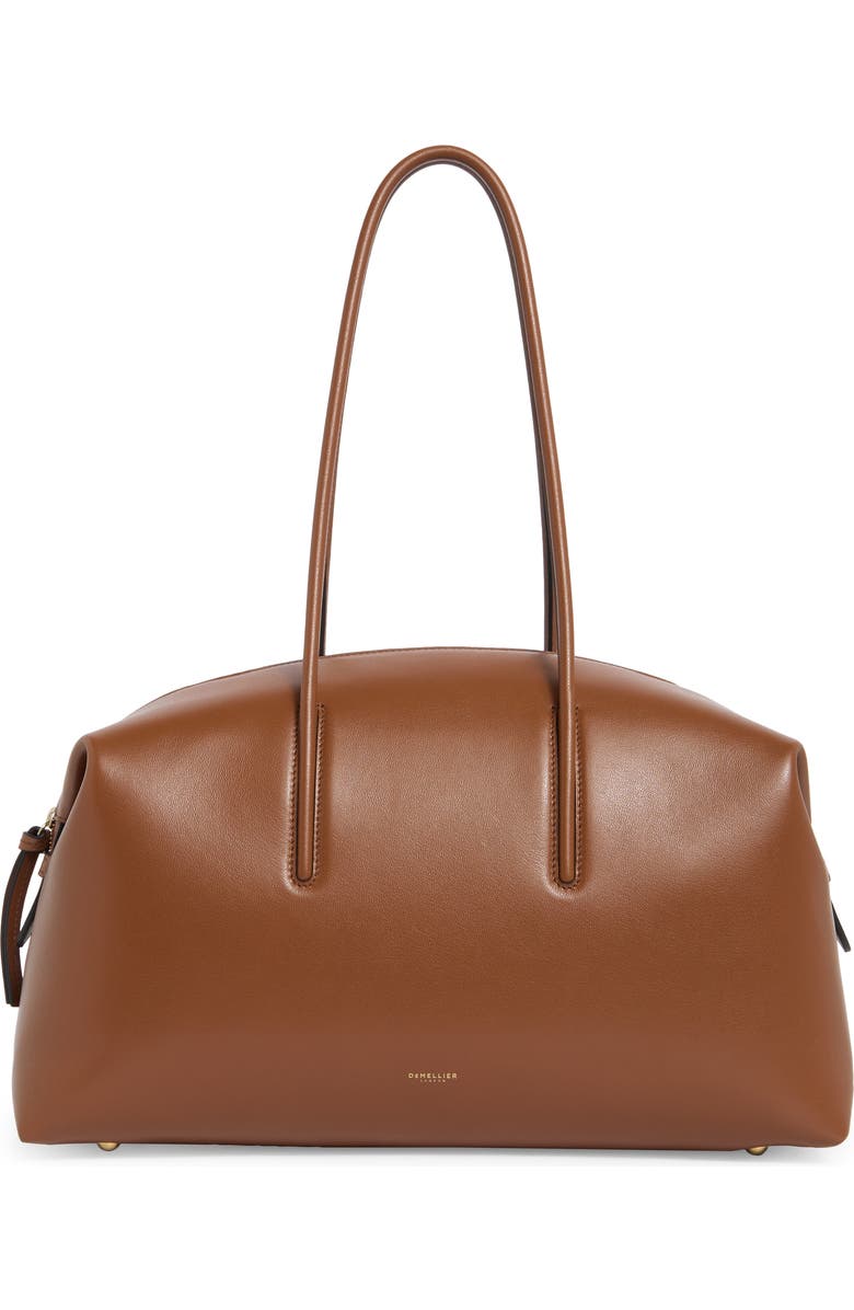 DeMellier The Stockholm Leather Shoulder Bag, Main, color, Tan