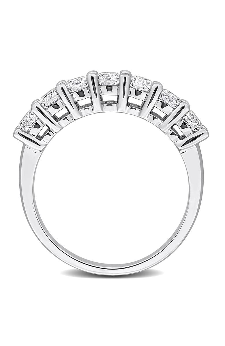 Created Forever Sterling Silver Lab Grown Diamond Anniversary Band Ring, Alternate, color, Silver