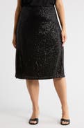 SUGARLIPS Friday Nights Sequin Midi Skirt