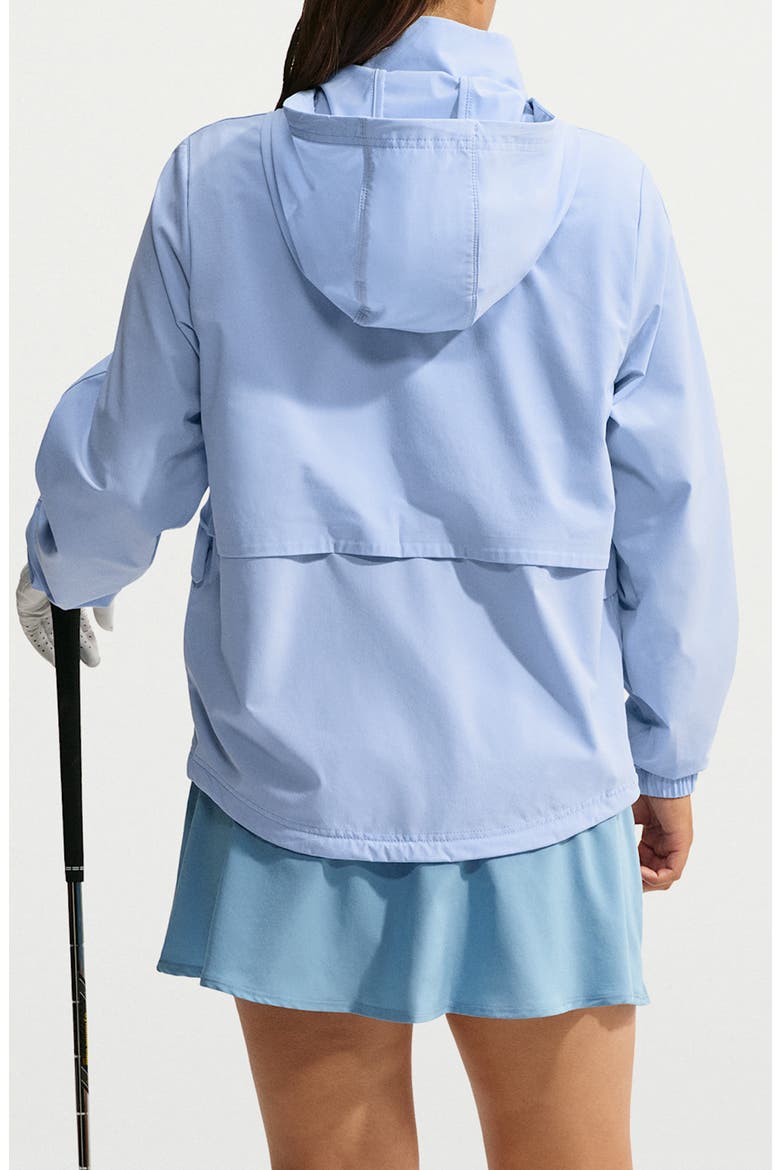 Golf Jacket with Packable Hood, Alternate, color, ALUMINUM/ BLACK
