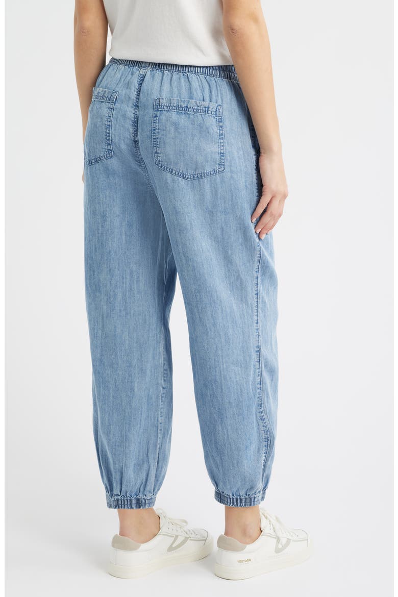 Andi Chambray Drawstring Joggers, Alternate, color, MEDIUM WASH