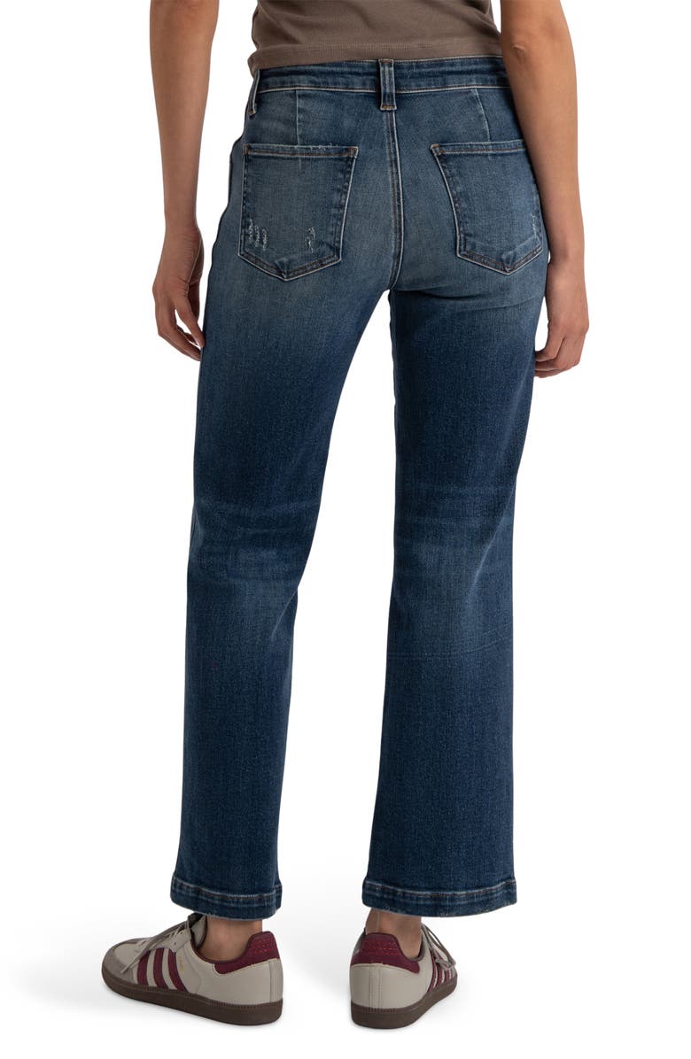 KUT from the Kloth Pattie High Waist Straight Leg Jeans, Alternate, color, Razor
