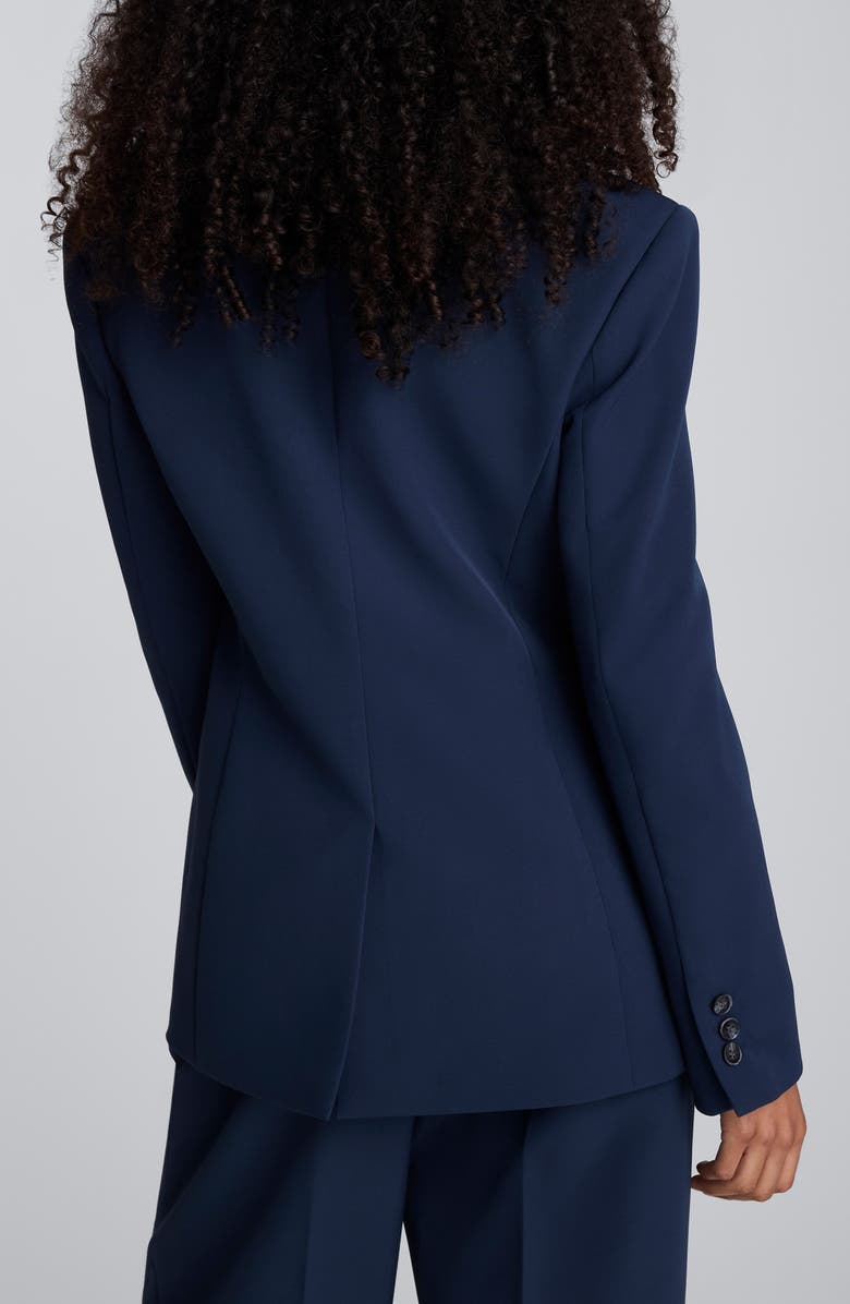 Kenneth Cole Slim Fit Luxe Twill One-Button Blazer, Alternate, color, 