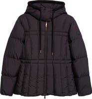Moncler Estom Vertical Quilted Hooded Down Jacket