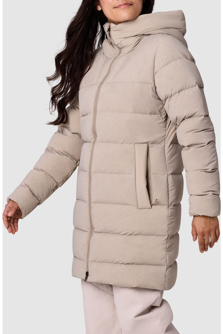 Highveil Stretch Down & Feather Fill Parka, Alternate, color, PRO KHAKI