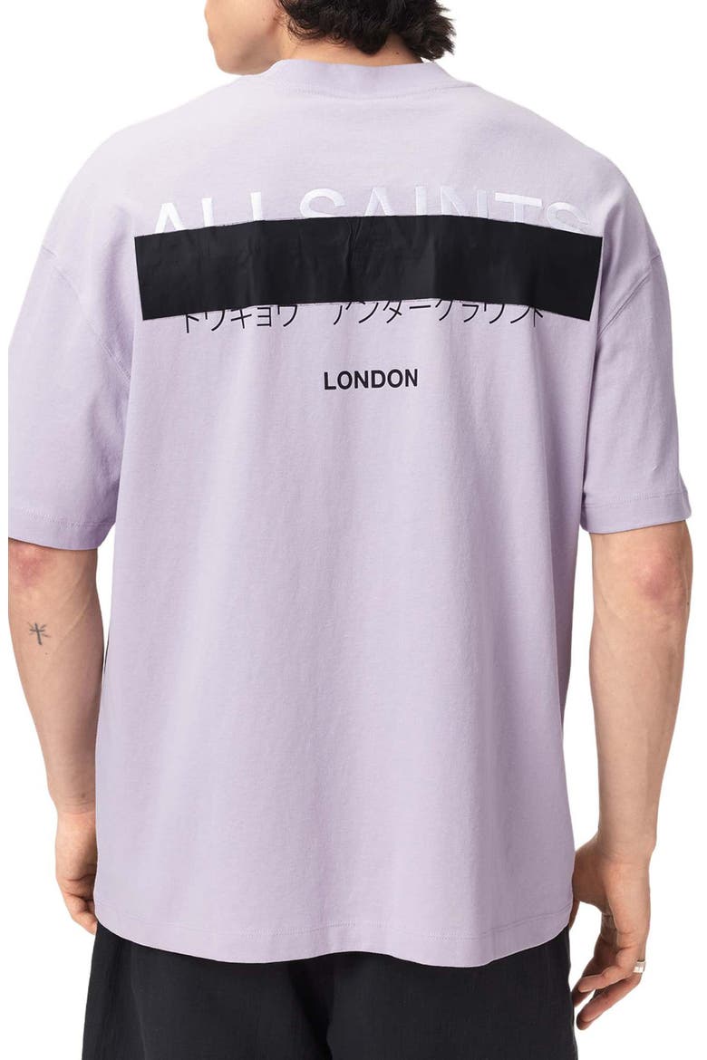Redact Embroidered Graphic T-Shirt, Alternate, color, PARMA PURPLE