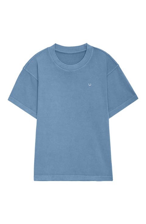 Mens Lil Smile Heavyweight Pigment Dye Tee