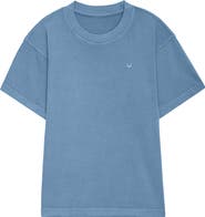 Dalix Mens Lil Smile Heavyweight Pigment Dye Tee