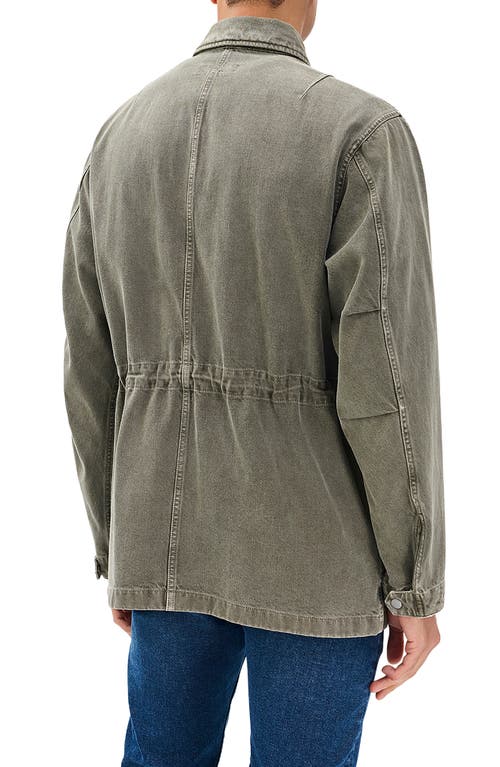 Rag & Bone Denim Field Jacket In Green