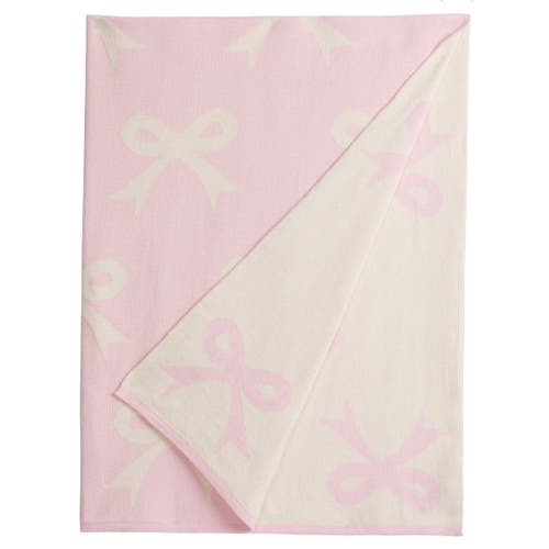 Little English Kids' Nursery Blanket in Pink Bow 