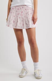 BP. Drop Waist Flare Cotton Skort