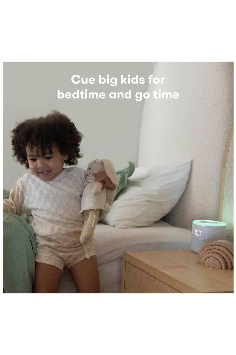 3-in-1 Sound Machine + When to Wake™ Clock & Nightlight, Alternate, color, WHITE