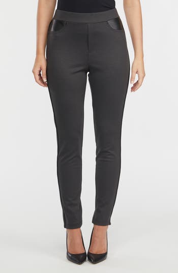 Ellen Tracy Vegan Pull On Ponte Leggings