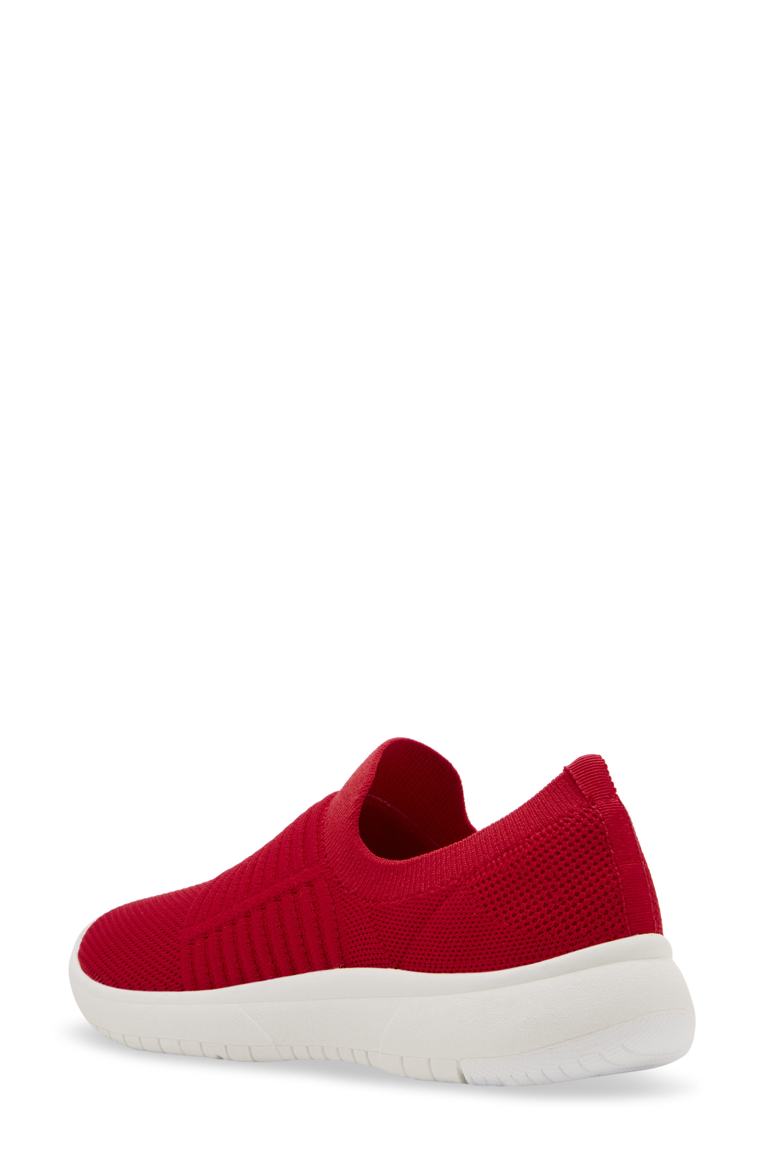 Karen Waterproof Slip-On Sneaker, Alternate, color, RED KNIT