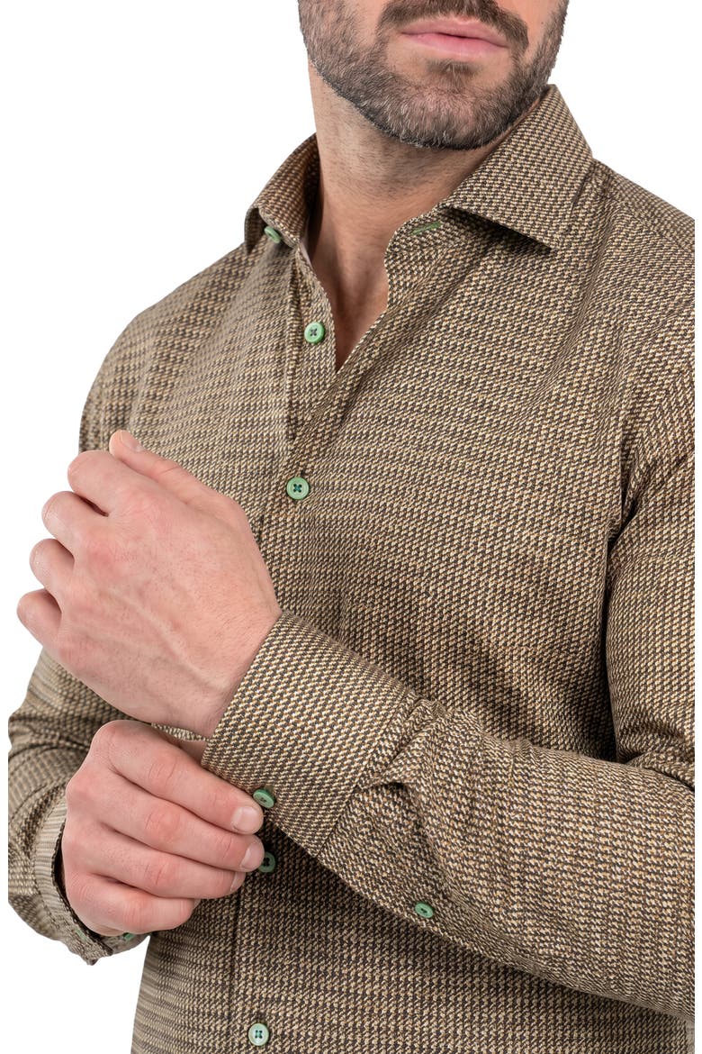 Einstein Long Sleeve OoohCotton Performance Shirt, Alternate, color, BROWN