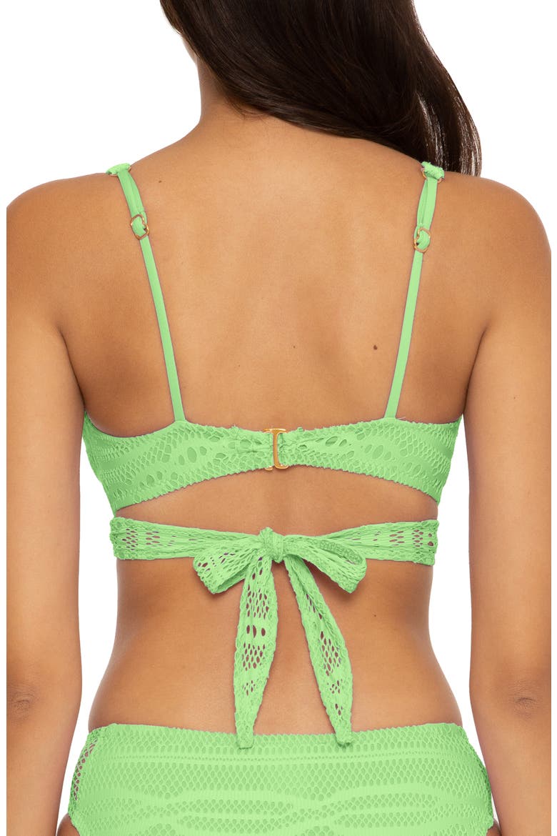 Color Play Ring Bikini Top, Alternate, color, MATCHA