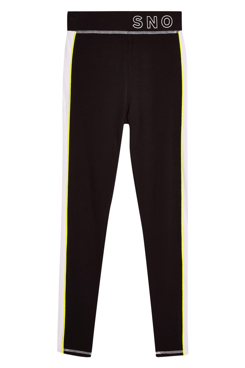 SNO Thermal Ski Leggings, Alternate, color, BLACK MULTI
