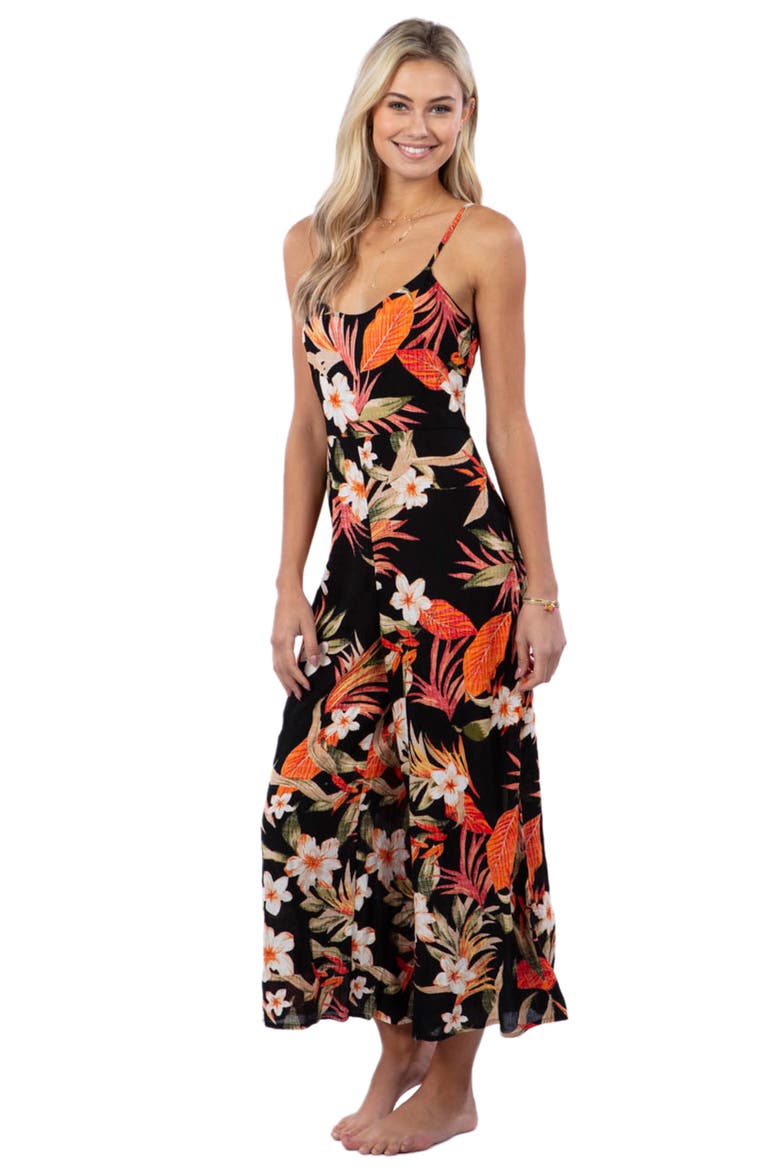 North Shore Wide Leg Jumpsuit, Alternate, color, BLACK