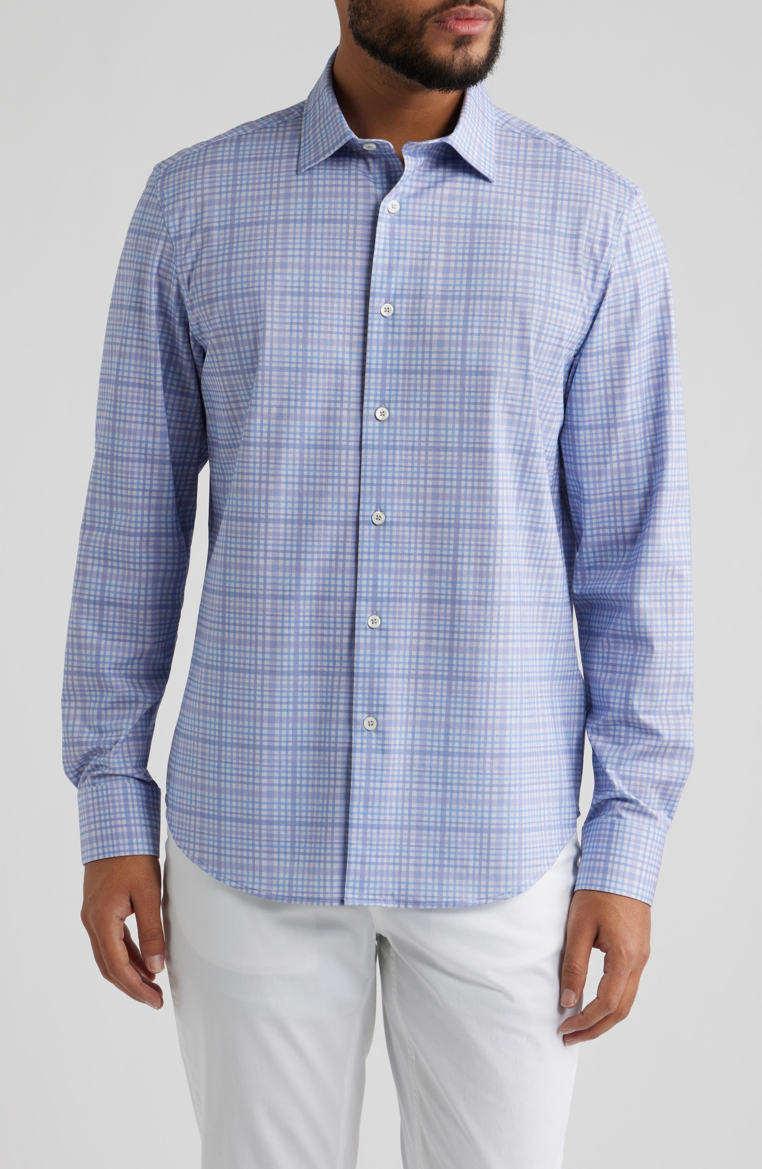 James OoohCotton Plaid Button-Up Shirt