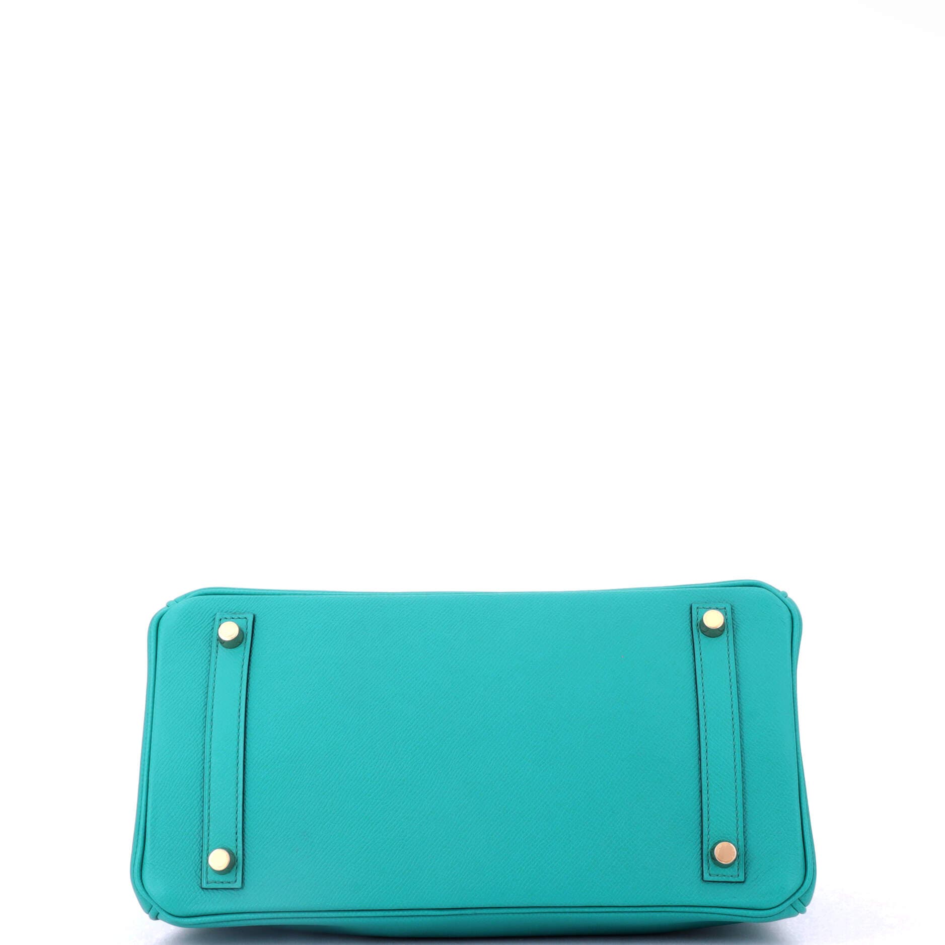 Pre-Owned Hermes Birkin Handbag Blue Epsom with Gold Hardware 30, Alternate, color, Bleu Paon