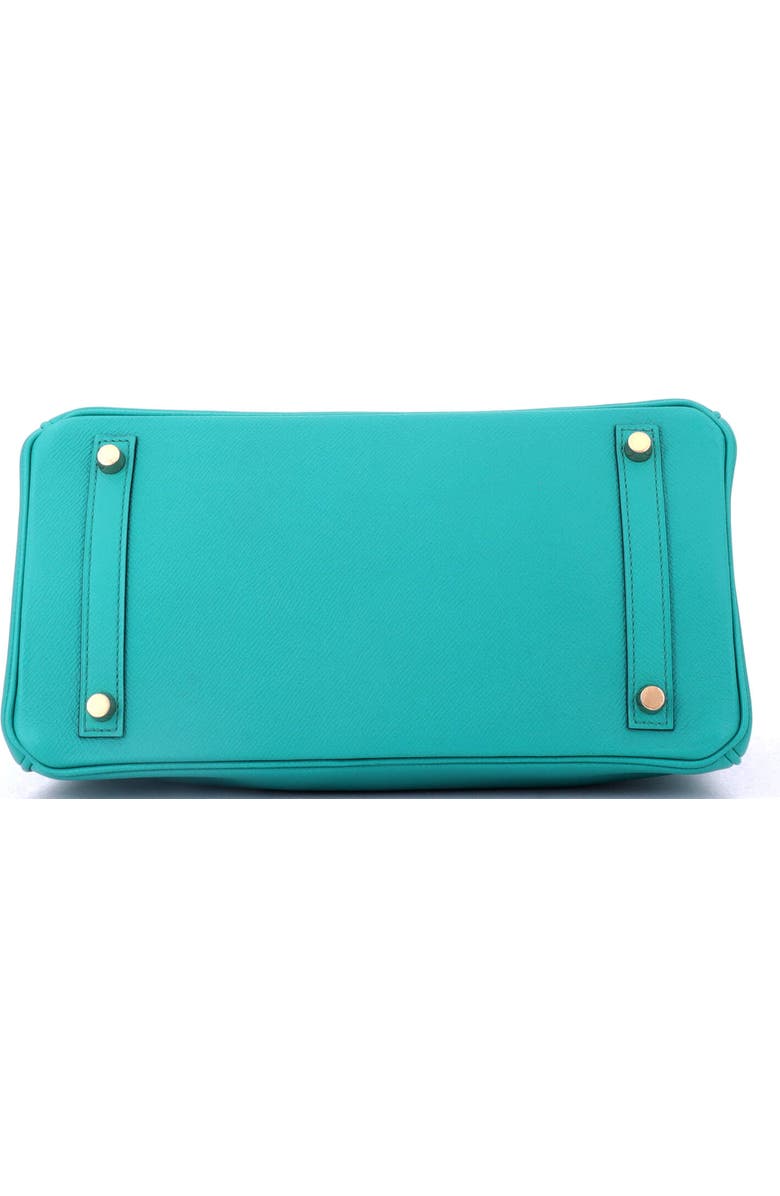 Pre-Owned Hermes Birkin Handbag Blue Epsom with Gold Hardware 30, Alternate, color, Bleu Paon