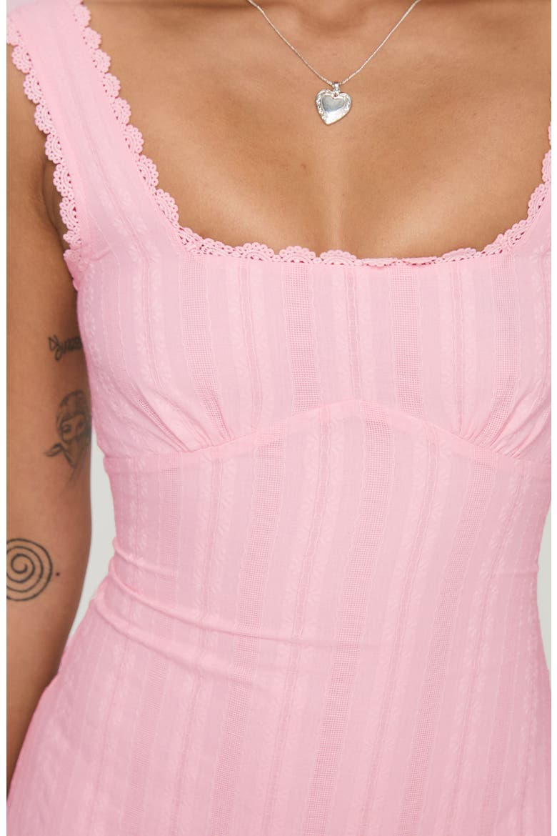 Dasha Fit & Flare Minidress, Alternate, color, PINK