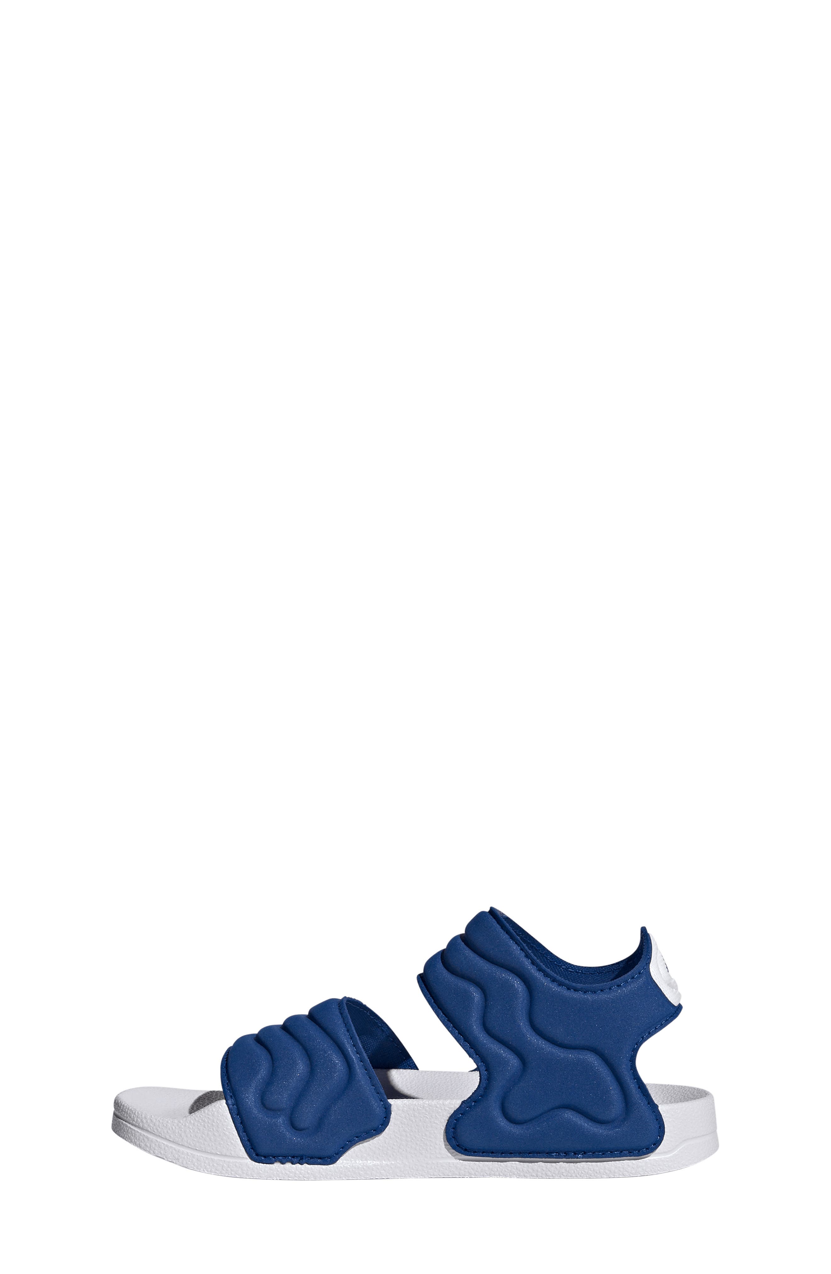 adidas Kids' Adilette Sandal, Alternate, color, Royal Blue/ White