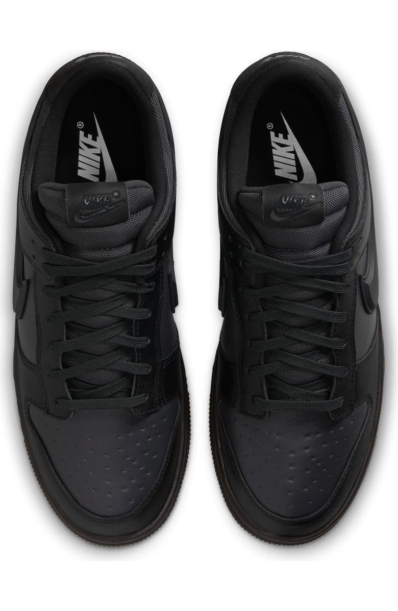 Nike Dunk Low Gore-Tex<sup>®</sup> Waterproof Basketball Sneaker, Alternate, color, Black/ Off Noir