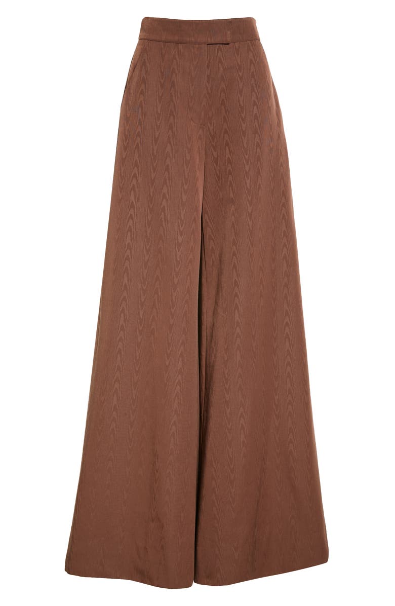 STAUD Oak Wide Leg Moiré Taffeta Pants, Alternate, color,