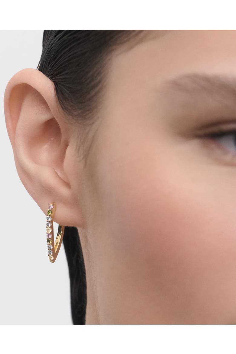 Gloss Hoops, Alternate, color, Multi Colored